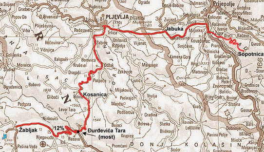 mapa: Sopotnica - abljak