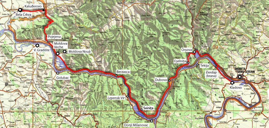 mapa srbije i rumunije RUMUNIJA   sažvaćak mapa srbije i rumunije