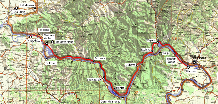 mapa srbije i rumunije RUMUNIJA   sažvaćak mapa srbije i rumunije