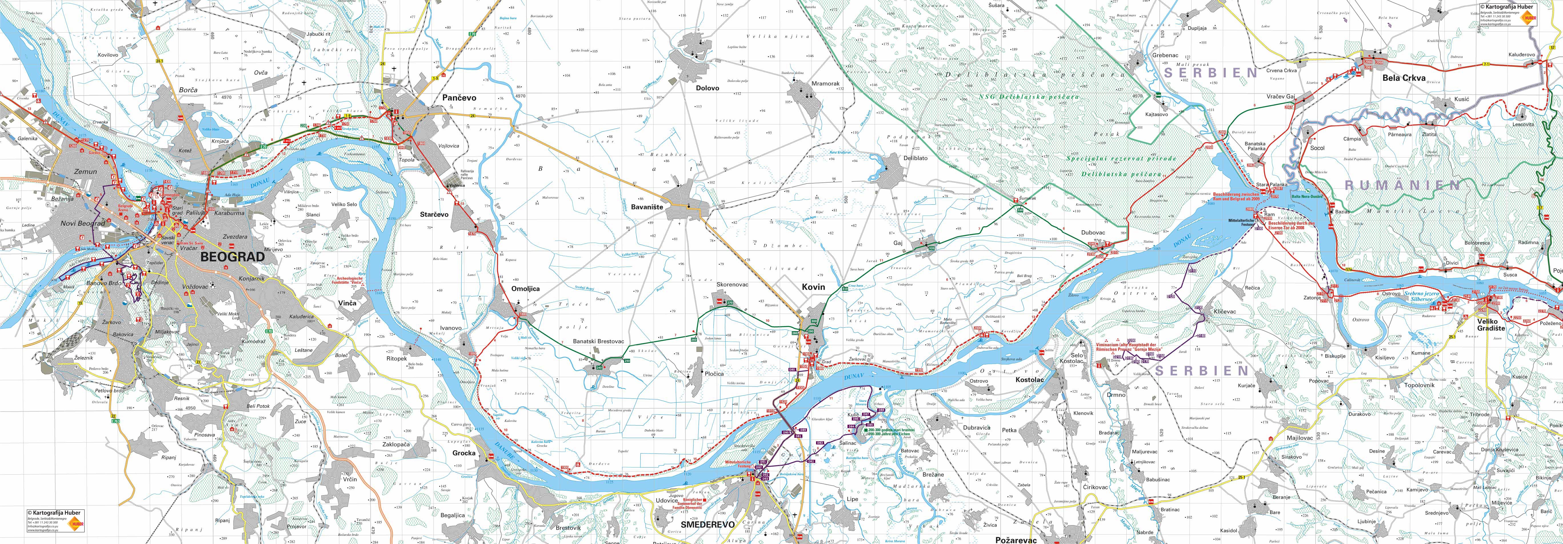 dunav srbija mapa Dunav: deonica Bg   Pančevo   Kovin   Banatska Palanka   Stara Palanka dunav srbija mapa