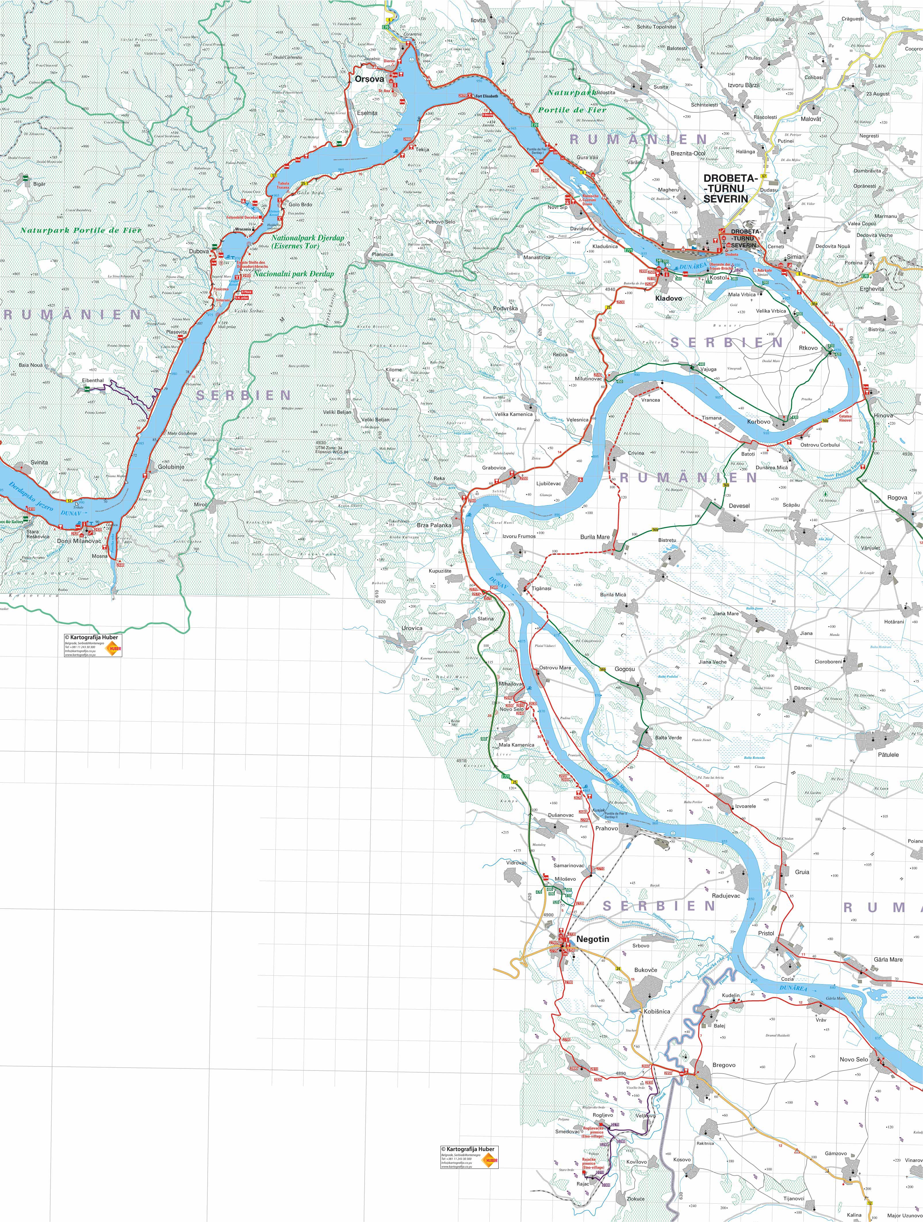 beograd kladovo mapa Dunav: deonica Donji Milanovac   Kladovo   Negotin   bugarska granica beograd kladovo mapa